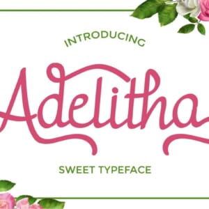 Adelitha Sweet Typeface
