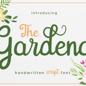 Gardena Luxury Typeface